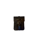 Fit For Royal Enfield Goan Classic 350 Leather Magnetic Tank Pouch Black Color