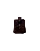 Fit For Royal Enfield Goan Classic 350 Leather Magnetic Tank Pouch Black Color