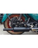 Fit For Royal Enfield Goan Classic 350 Indori Black Exhaust Silencer   