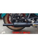 Fit For Royal Enfield Goan Classic 350 Indori Chrome Exhaust Silencer