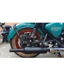Fit For Royal Enfield Goan Classic 350 Empty Loud Silencer Black
