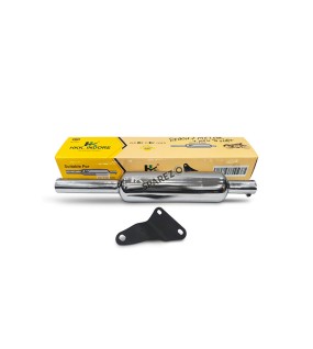 Fit For Royal Enfield Goan Classic 350 Empty Loud Silencer Chromed