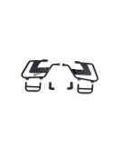 Fit For Royal Enfield Goan Classic 350 Saddle Stay Black Pair