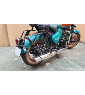 Fit For Royal Enfield Goan Classic 350 Saddle Stay Black Pair