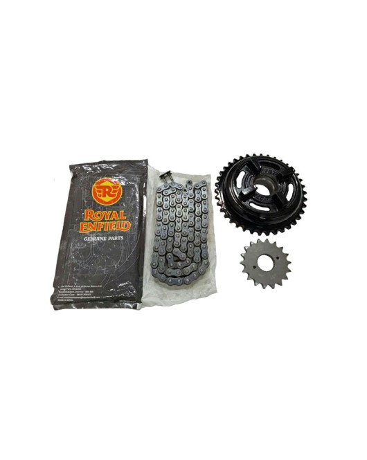 New Royal Enfield Complete Chain Sprocket Assembly For Classic 500cc Model #597462
