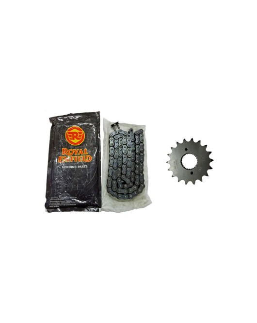 Royal Enfield 102 Link Chain & 18T Front Sprocket For Classic 500cc Model