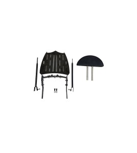 Royal Enfield Classic 350cc 500cc Rear Luggage Rack Black With Backrest