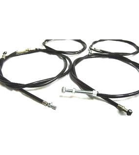 Royal Enfield Bullet New Cable Kit Brake, Clutch, Decompressor &amp; Throttle Cables