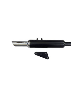 Royal Enfield Classic 350cc 500cc Short Bottle Black Exhaust Silencer