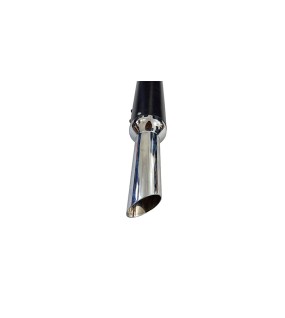 Royal Enfield Classic 350cc 500cc Short Bottle Black Exhaust Silencer