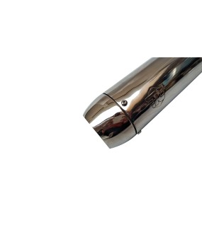 Royal Enfield Classic 350cc 500cc Silencer Silver Peashooter End Cap