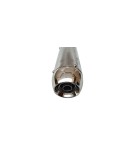 Royal Enfield Classic 350cc 500cc Silencer Silver Peashooter End Cap