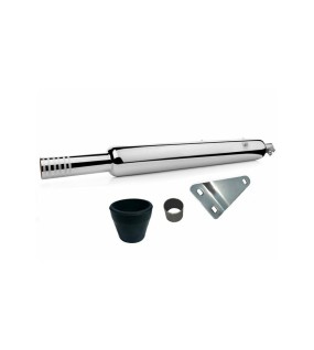 Royal Enfield Classic 500 350 Punjab Dholki Exhaust Silencer and Heat Shield