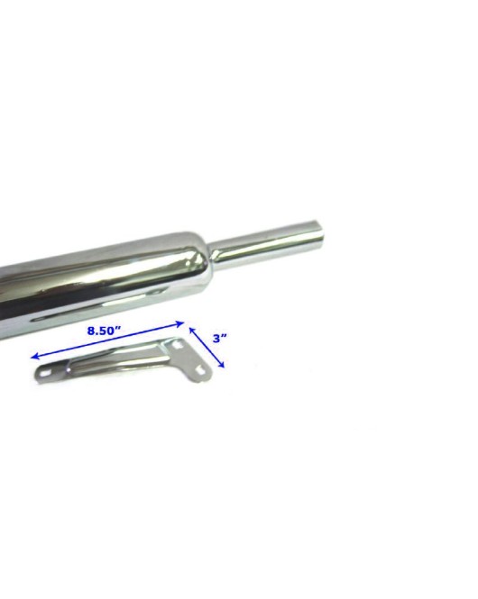 New Chrome Royal Enfield 500cc Electra Silencer Assly