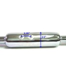 New Chrome Royal Enfield 500cc Electra Silencer Assly