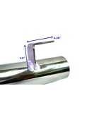 New Chrome Royal Enfield 500cc Electra Silencer Assly