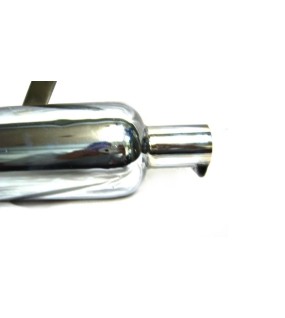 Royal Enfield 350cc Silencer Complete Chromed