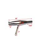 Royal Enfield Bullet Chrome Plated Short Rocket Exhaust Silencer