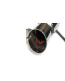 Royal Enfield Bullet Chrome Plated Short Rocket Exhaust Silencer