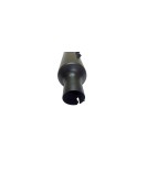 Royal Enfield Black powder Coated 500cc Short Exhaust Silencer And Bracket