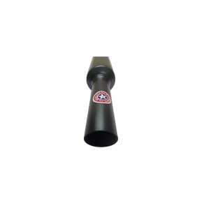 Royal Enfield Black powder Coated 500cc Short Exhaust Silencer And Bracket