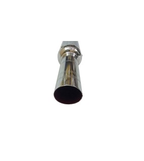 Royal Enfield Classic 350cc 500cc Short Exhaust Silencer with Glasswool