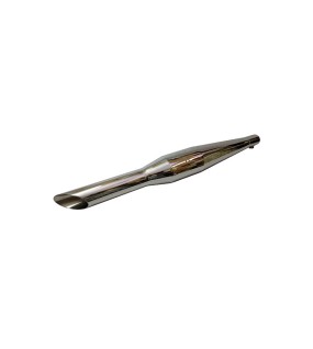 Royal Enfield Classic 500cc Red Rooster SS Exhaust Silencer Polished