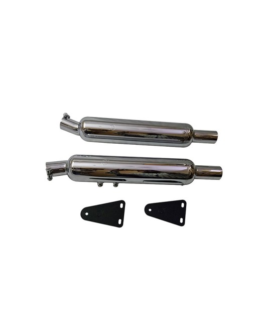 Royal Enfield Interceptor 650cc AEW Exhaust Silencer Pair