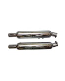 Royal Enfield Interceptor 650cc AEW Exhaust Silencer Pair