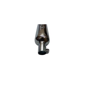 Royal Enfield Chrome 350cc Bullet Mini Punjab Exhaust Silencer  