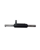 Royal Enfield Classic 350cc 500cc Black & Chrome Exhaust Silencer     	