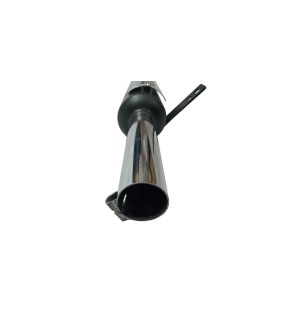 Royal Enfield Classic 350cc 500cc Black &amp; Chrome Exhaust Silencer     	