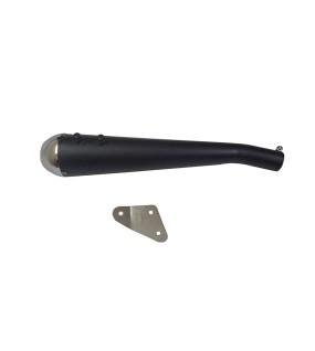 AEW Wild Boar Royal Enfield GT Continental Exhaust Silencer Black 