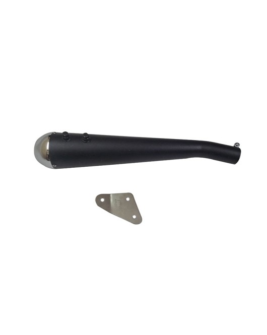 AEW Wild Boar Royal Enfield GT Continental Exhaust Silencer Black 