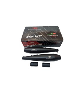 Royal Enfield GT Continental 650 Red Rooster Exhaust Silencer Black   	 	