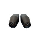 Royal Enfield Interceptor 650 Red Rooster Exhaust Silencer Black