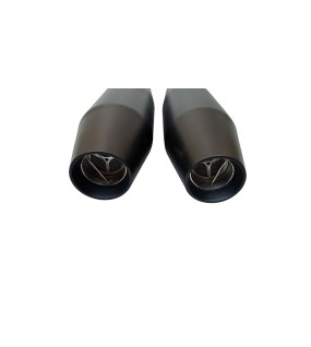 Royal Enfield GT Continental 650 Red Rooster Exhaust Silencer Black   	 	