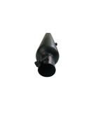 Royal Enfield Bullet 350cc 500cc Silencer Big Punjab Empty Black