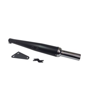 Royal Enfield Classic 350cc 500cc Goldstar Wild Boar Black Exhaust Silencer
