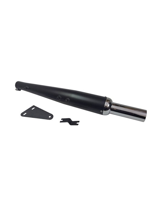 Royal Enfield Classic 350cc 500cc Goldstar Wild Boar Black Exhaust Silencer