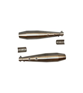 Royal Enfield GT Continental 650 Red Rooster Exhaust Silencer SS