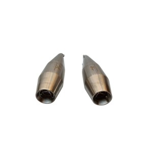 Royal Enfield GT Continental 650 Red Rooster Exhaust Silencer SS