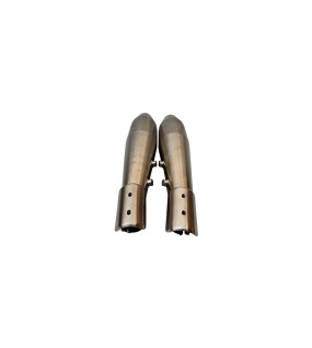 Royal Enfield Interceptor 650 Red Rooster Exhaust Silencer SS  