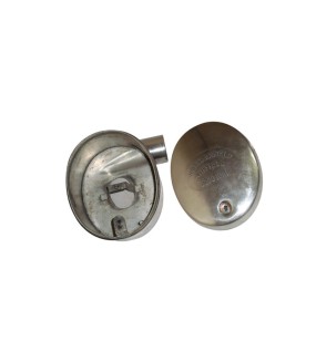 Royal Enfield Oval Air Filter Box Aluminium