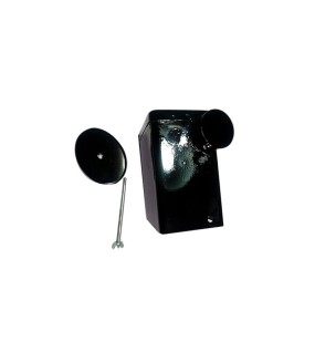 Royal Enfield Black Painted Air Filter Box With Stud &amp; Plate
