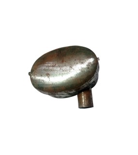 Royal Enfield Early Model Raw Oval Air Filter Box Complete