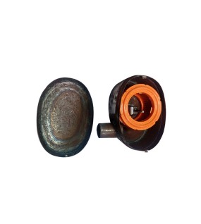 Royal Enfield Early Model Raw Oval Air Filter Box Complete