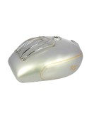 Royal Enfield Fuel Tank 22 L In Silver With Chrome Grill And Hand Paint Lining