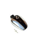 Royal Enfield Bullet Custom Deluxe Petrol Tank Chromed Black