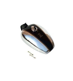 Royal Enfield Bullet Custom Deluxe Petrol Tank Chromed Black